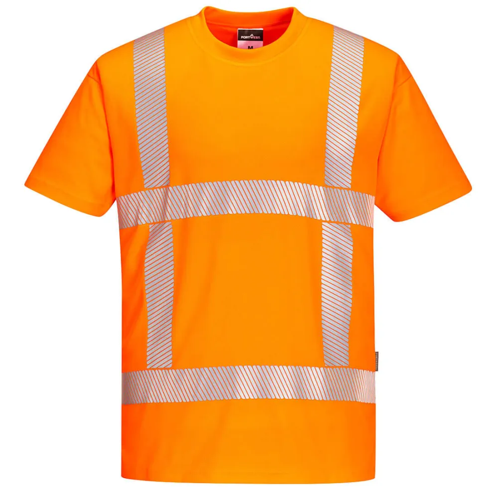 RWS Hi-Vis T-shirt K/M Oranje voorkant