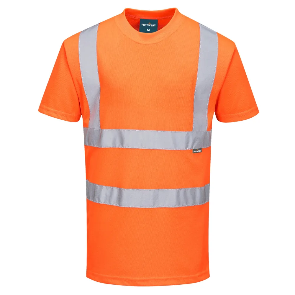 Hi-Vis T-shirt S/S Oranje voorkant