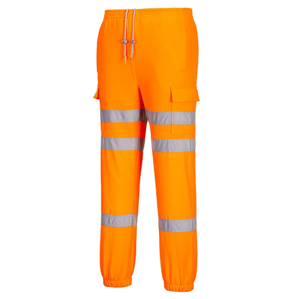 Hi-Vis Joggingbroek Oranje voorkant
