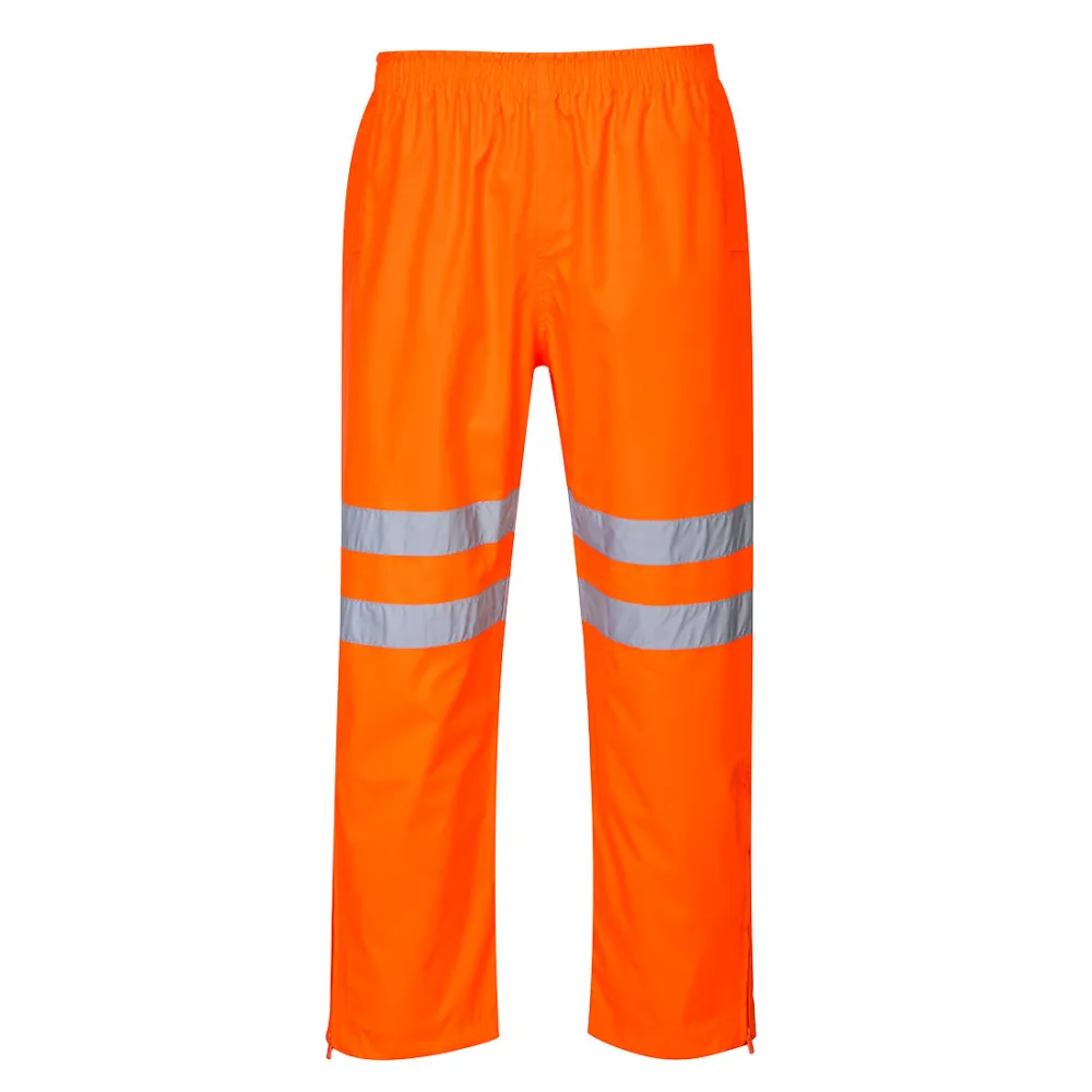 Hi-Vis Ademende Broek Oranje voorkant