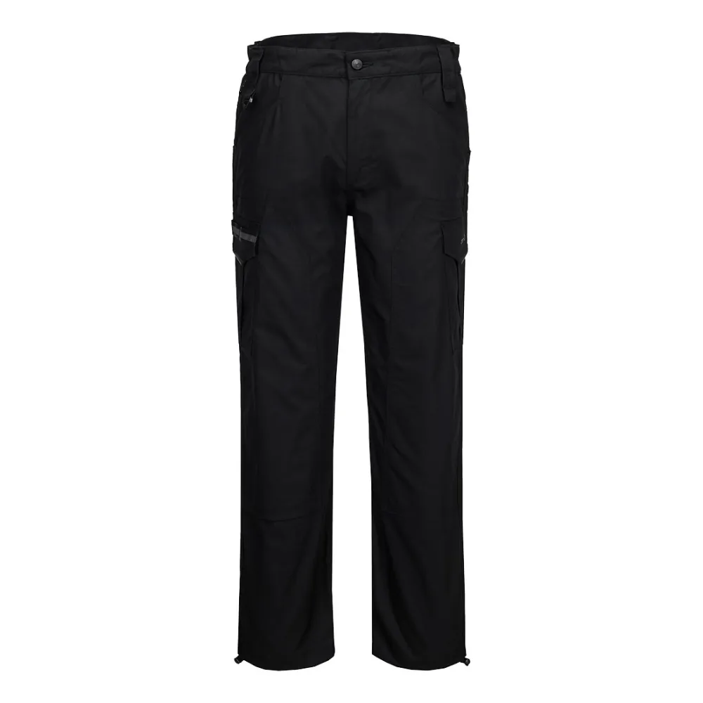 Ripstop Combat Broek Zwart voorkant