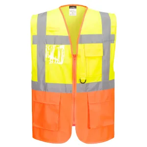 Praag Hi-Vis Executive Vest Geel voorkant