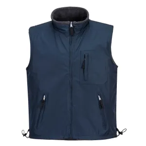 RS Omkeerbare Bodywarmer Marine voorkant