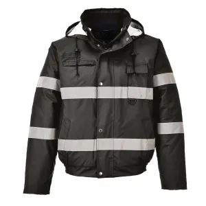 Iona Lite Bomberjack Zwart voorkant