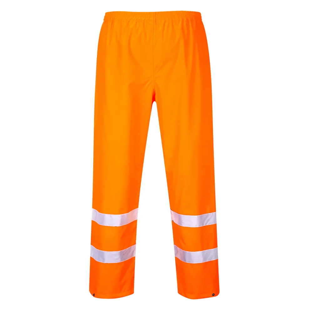 Hi-Vis Verkeersbroek Oranje voorkant
