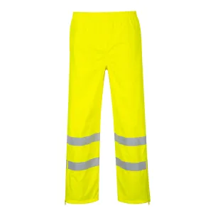 Hi-Vis Ademende Broek Geel voorkant