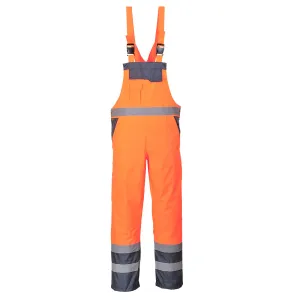 Twee Kleuren Amerikaanse Overall - Ongevoerd Oranje/marine voorkant