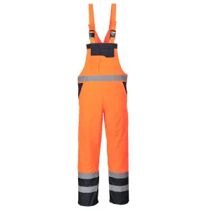 Twee kleuren Amerikaanse overall - Gevoerd Oranje voorkant