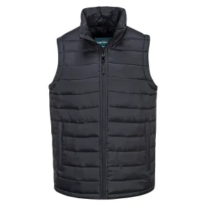 Aspen Baffle bodywarmer Zwart voorkant