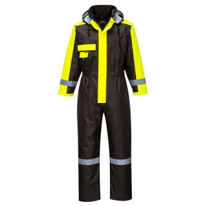 Winteroverall Zwart voorkant