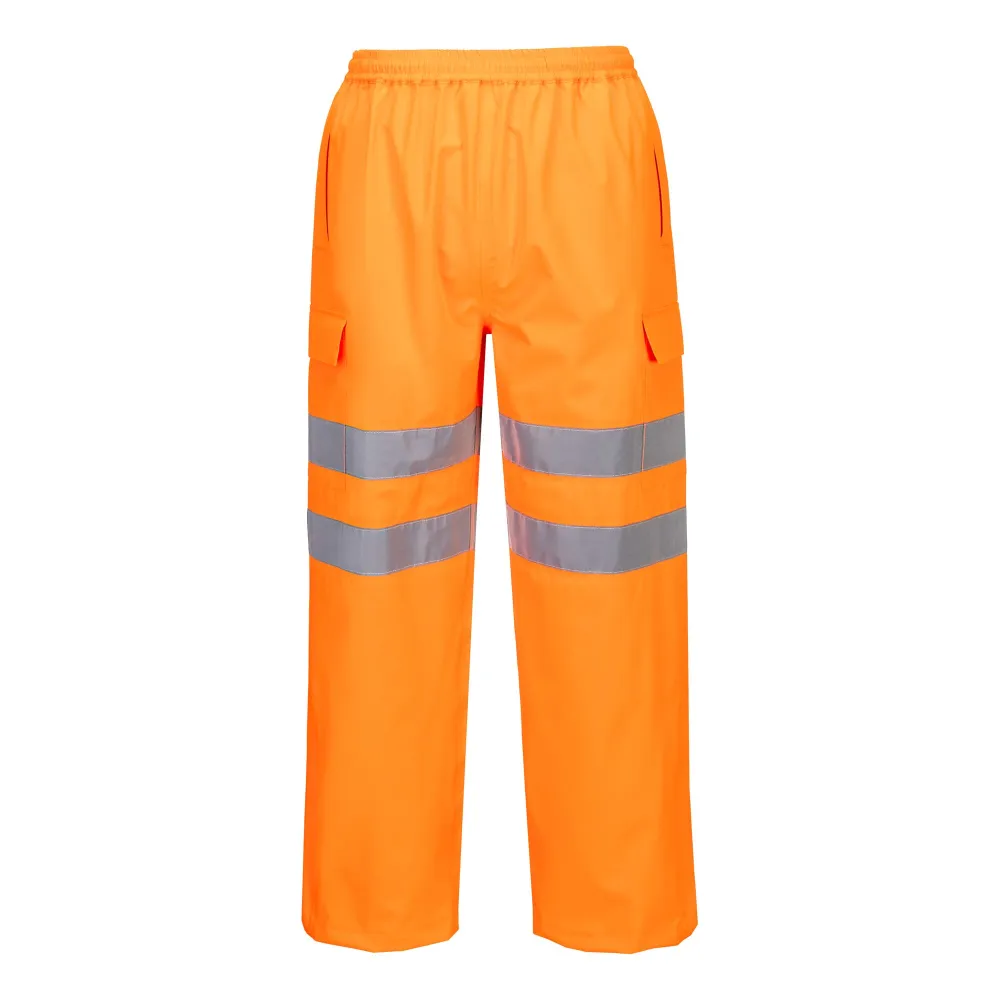 HiVis Extreme Regenbroek (3L) Oranje voorkant
