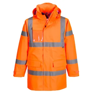 HiVis Extreme Regenparka (3L) Oranje voorkant