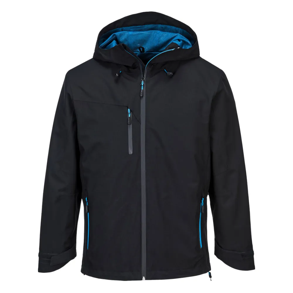 KX3 Regenjack Zwart voorkant