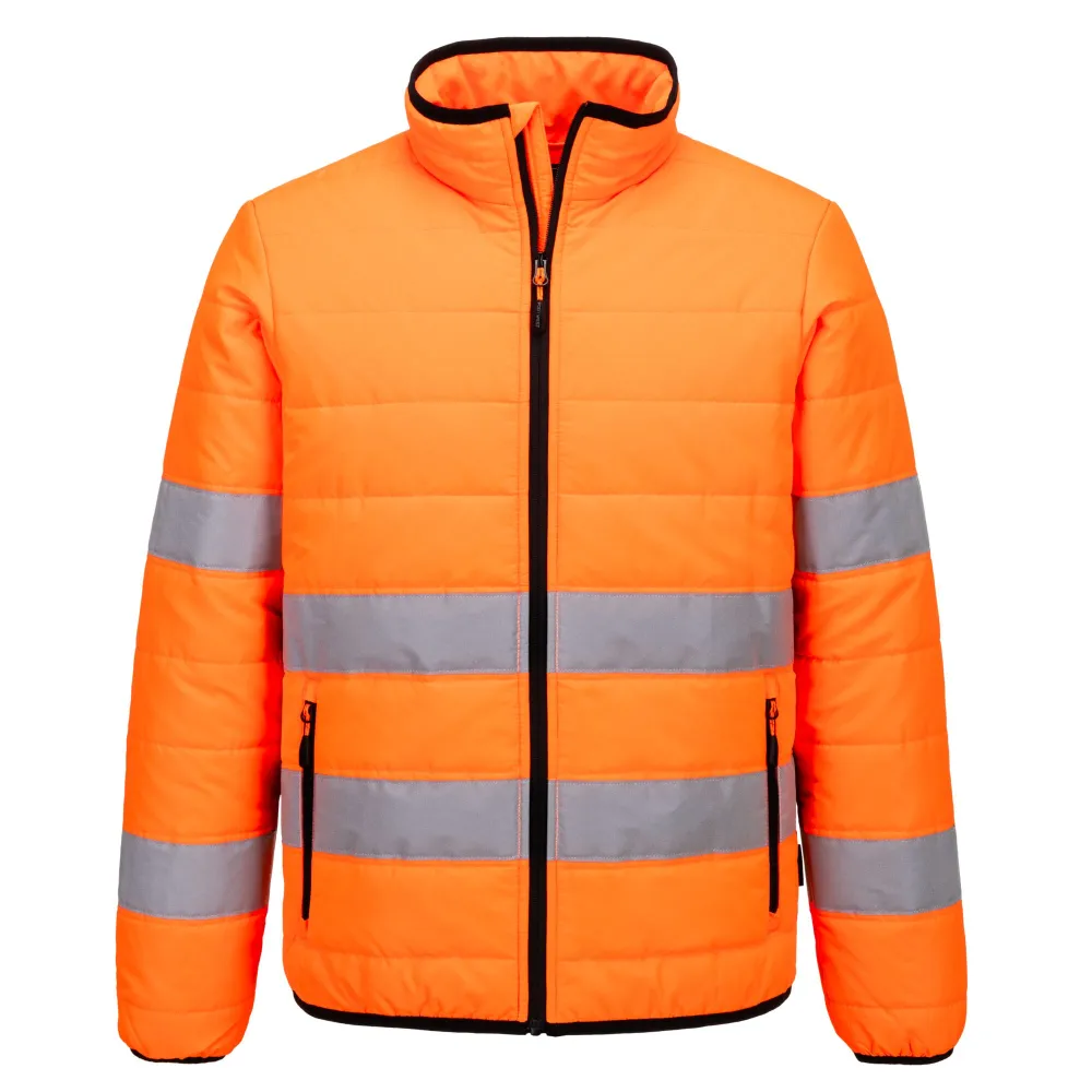 Hi-Vis gewatteerd Jack Oranje/zwart voorkant