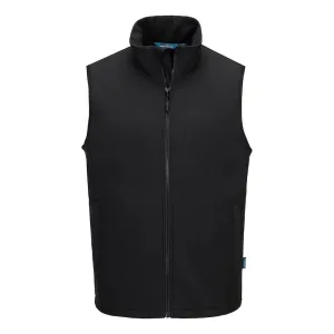 Verwarmd Softshell Gilet (2L) Zwart voorkant