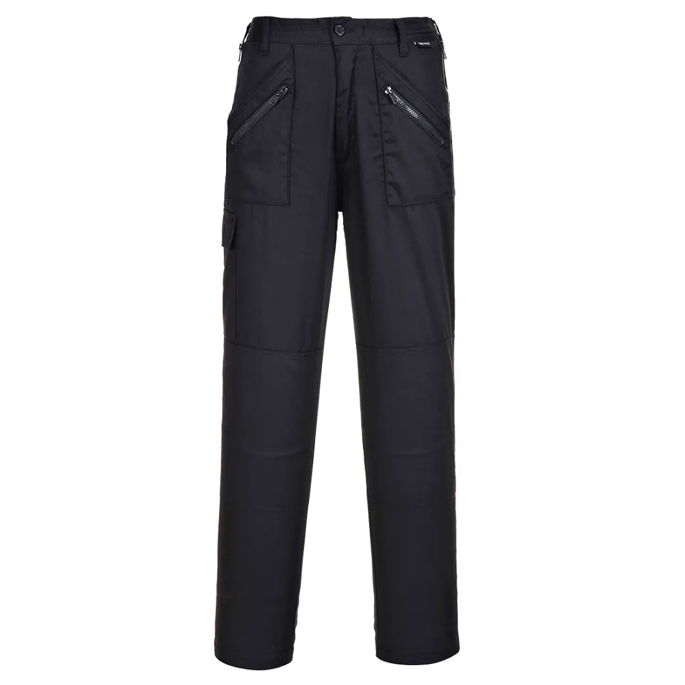Dames Action Broek Zwart voorkant