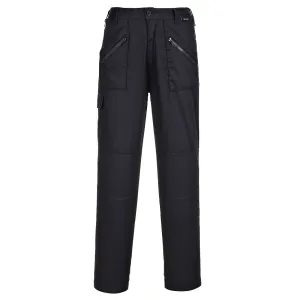 Dames Action Broek Zwart voorkant