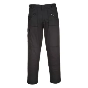 Action Broek Zwart voorkant