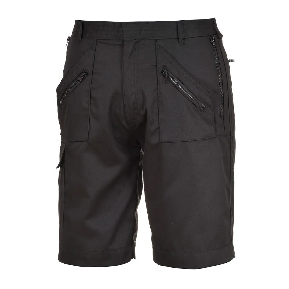 Action Korte Broek Zwart voorkant