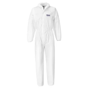 BizTex Microporeuze overall Type 6/5 Wit voorkant