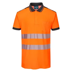 PW3 Hi-Vis Poloshirt Korte Mouw