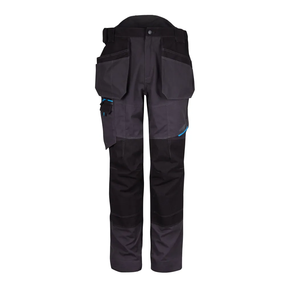 WX3 Broek met holsterzakken Mol grijs voorkant