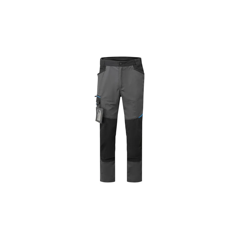 WX3 Slim Fit Werkbroek Mol grijs voorkant