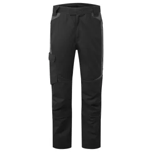 WX3 industrieel Wasbare Broek Zwart voorkant