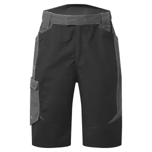 WX3 industrieel Wasbare Korte Broek Zwart voorkant