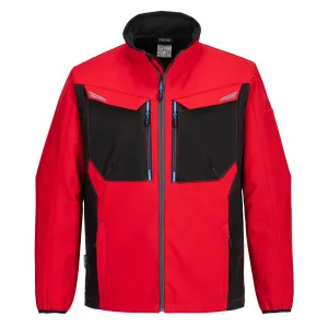 WX3 Softshell Jack Diep Rood voorkant