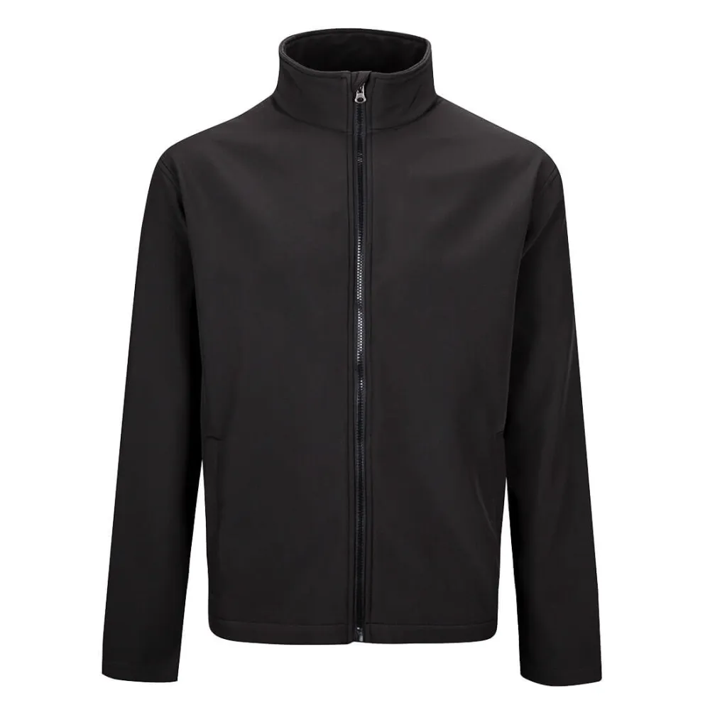 Print & Promo Softshell voor heren (2L) Zwart voorkant