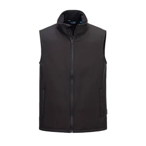 Print & Promo Softshell Gilet (2L) Zwart voorkant