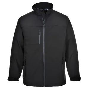 Softshell Jack 3 (3L) Zwart voorkant