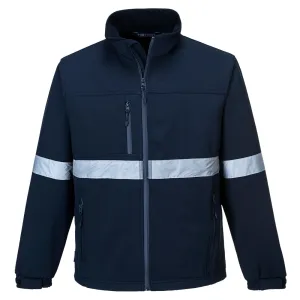 IONA Softshell Jack (3L) Marine voorkant