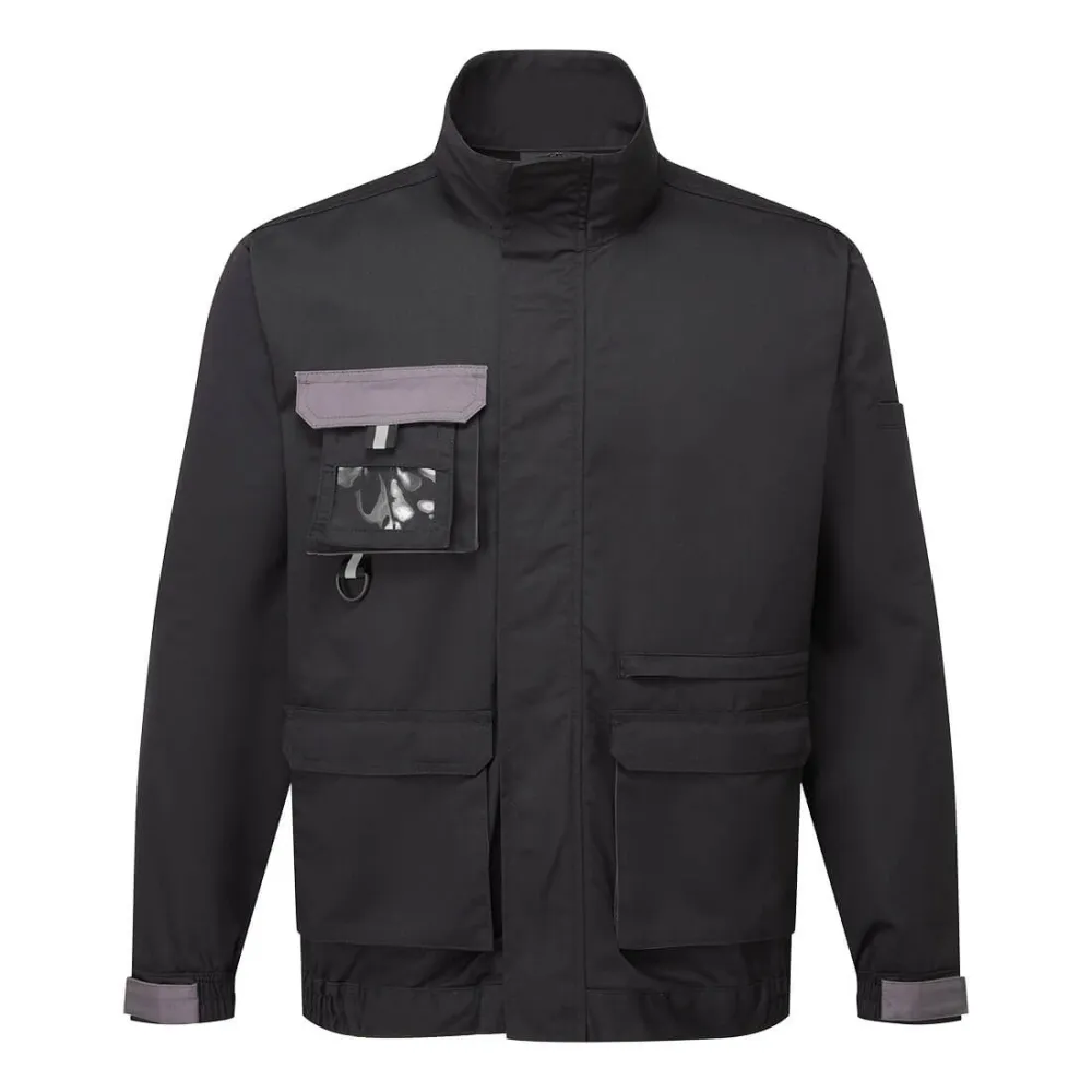 Portwest Texo Contrast Jack Zwart voorkant
